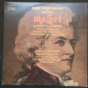 Music from Ravinia 3 James Levine MOZART Quartet / Quintet RCA ARL1-3376 lp EX
