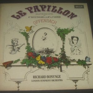 OFFENBACH – Le Papillon  BONYNGE  Decca SXL 6588 lp EX