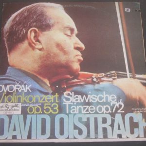 Oistrach – Dvorak Violin Concerto / Slavonic Dances Kondraschin / Sanderling LP