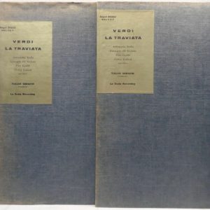 Orig. ANGEL 35333 / 4 VERDI – LA TRAVIATA 2 LP Set Tullio Serafin LA SCALA
