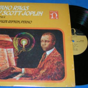 Piano Rags by Scott Joplin Volume II LP Classical Piano