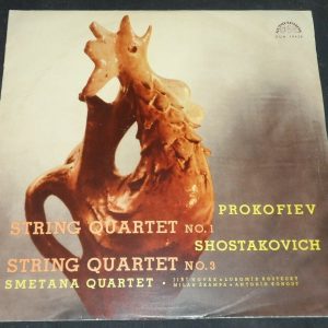 Prokofiev Shostakovich String Quartets Smetana Quartet Supraphon SUA 10420 lp ex
