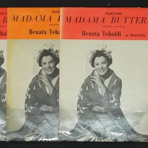 Puccini / Renata Tebaldi ‎- Madama Butterfly  Decca ACL 59 – 61 Lot of 3 lp EX