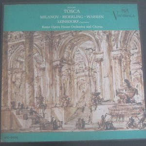 Puccini – Tosca Milanov Bjoerling  Warren Leinsdorf RCA VIC 6000 2 LP Box 1964