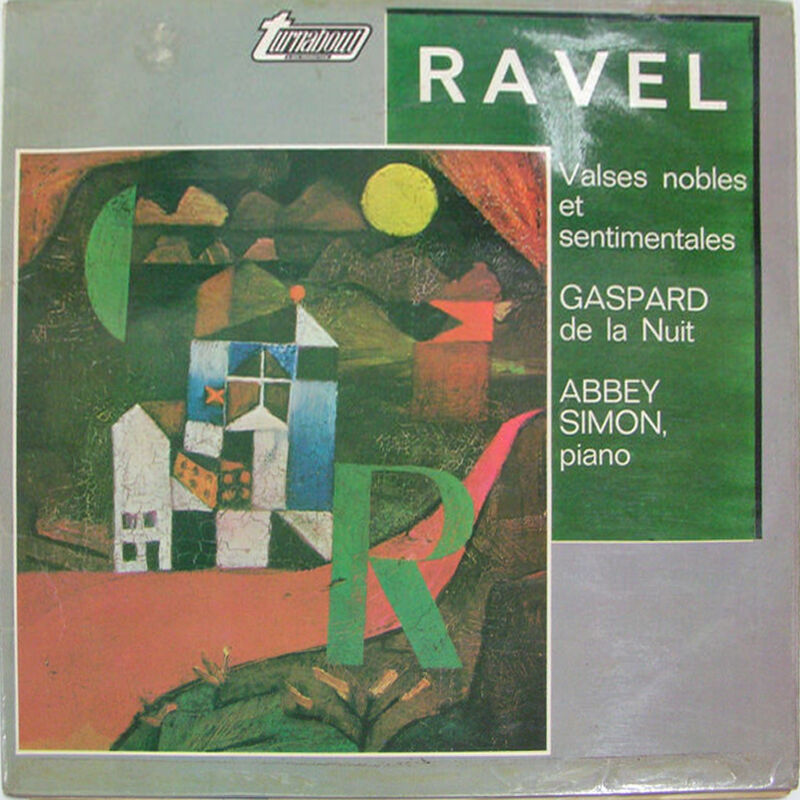 RAVEL Valses Nobles Gaspard de la nuit ABBEY SIMON Turnabout TV 34397S LP
