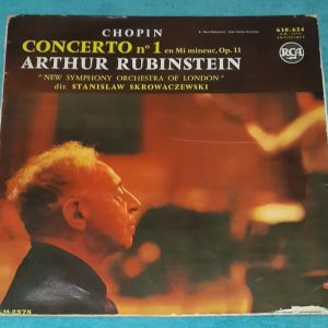 RUBINSTEIN – Chopin Concerto no. 1 SKORWACZEWSKI RCA 630.624 France 60’s LP