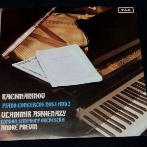 Rachmaninov Piano Concertos Nos.1 / 2 Ashkenazy André Previn PAX IST 615 LP EX