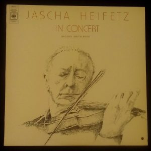 Recital 1972 – Heifetz / Smith Bach / Bloch / Debussy / Rachmaninov Etc CBS LP