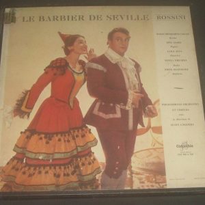 Rossini Le Barbier de Seville GALLIERA / CALLAS / GOBBI Columbia FCX 760/2 3 LP