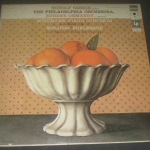 SCHUMANN Piano Concerto STRAUSS Burlesque SERKIN ORMANDY Columbia ML 5168 LP