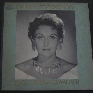 SCHWARZKOPF – SINGS WEBER / WAGNER Susskind / Wallberg ANGEL 35806 lp 50’s EX