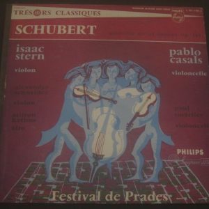 STERN CASALS TORTELIER SCHNEIDER Scubert String Quintet PHILIPS L 01.188 L lp