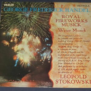 STOKOWSKI Handel ROYAL FIREWORKS MUSIC  RCA LP NM