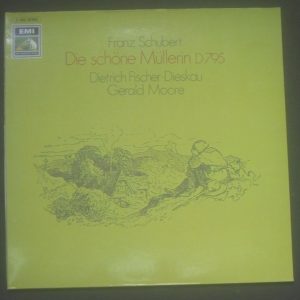 Schubert ‎Die Schöne Müllerin D 795 Fischer-Dieskau Gerald Moore EMI HMV LP EX