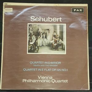 Schubert Quartets Vienna Phil Quartet  PAX lp ED1 ( DECCA SXL 6092 )