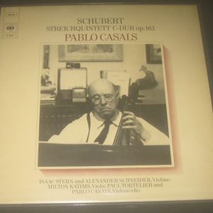 Schubert Quintet Stern Schneider Casals Tortelier  Katims CBS 61043 LP MINT