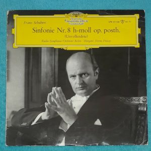 Schubert Sinfonie Nr. 8  Ferenc Fricsay   DGG TULIP 17158 LPE 10″ LP 1959