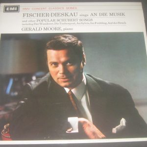 Schubert Songs Fischer Dieskau / Gerald  Moore EMI HMV XLP 30095 lp EX