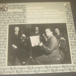 Schubert String quartets / Busch Quartet EMI 2C 051-03856  LP EX