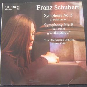 Schubert  Symphony No. 5 & 8 ” Unfinisched ” Zdenek Kosler OPUS 9110 0525 lp