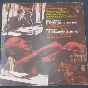 Shostakovich  Symphony No. 13 Ormandy RCA  LSC 3162 lp EX