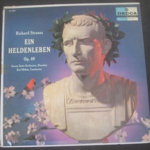 Strauss : Ein Heldenleben . BOHM , Saxon St. DECCA GOLD LABEL DL 8827 LP 50’s