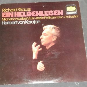 Strauss : Ein Heldenleben Schwalbe , Karajan DGG 2535 194 lp EX