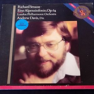 Strauss Eine Alpensinfonie Andrew Davis CBS D 37292 lp