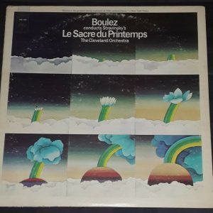 Stravinsky Le Sacre Du Printemps Boulez Columbia MS 7293 LP EX
