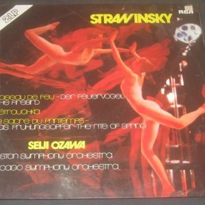 Stravinsky / Ozawa – Firebird Petrouchka Le Sacre du Printemps RCA 2 LP EX