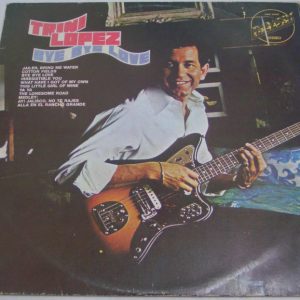 TRINI LOPEZ – BYE BYE LOVE LP 1974 Rare Israel Israeli Press Embassy diff cover