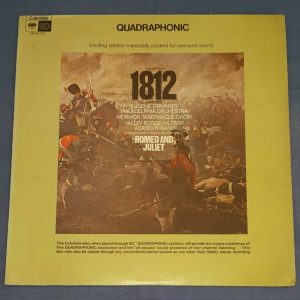 Tchaikovsky 1812 Overture Eugene Ormandy Columbia MQ 31276 Quadraphonic LP EX