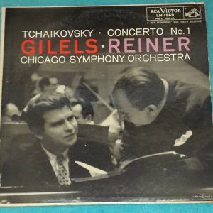 Tchaikovsky Piano Concerto No.1  Gilels ,  Reiner  RCA LM-1969 1955 LP