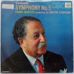 Tchaikovsky – Symphony No. 5 LP Pierre Monteux Boston Symphony RCA LM – 2239 ED1