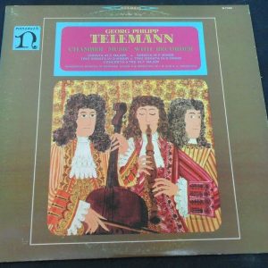 Telemann ‎– Chamber Music With Recorder Mathiesen Nonesuch ‎ H-71065 lp ex