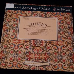 Telemann Concerto  For 2 Violins & Strings Etc I Solisti Di Zagreb Vanguard LP