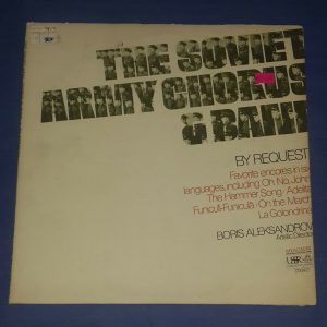 The Soviet Army Chorus & Band – By Request! Melodiya / Angel  SR-40107 LP