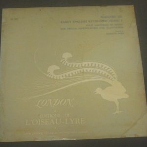 Thurston Dart Early English Keyboard Music L’Oiseau-Lyre OL 50075 LP