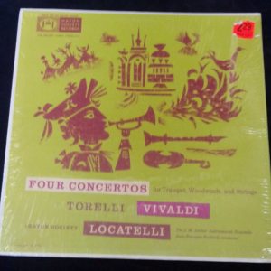 Torelli Vivaldi Locatelli 4 Concertos Paillard   HS-9036 LP EX