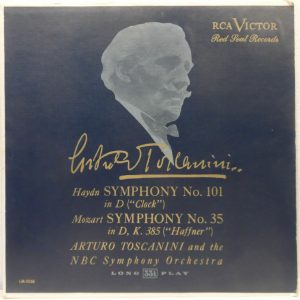Toscanini / NBC Symphony HAYDN – Symphony No. 101 / Mozart Symphony No. 35 LP