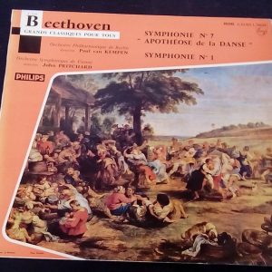 VAN KEMPEN / PRITCHARD – BEETHOVEN SYMPHONIES No. 7 & 1 Philips G03003L LP EX