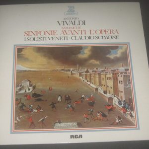 VIVALDI Sinfonie Avanti L’Opera Scimone I SOLISTI VENETI ERATO RCA LP EX