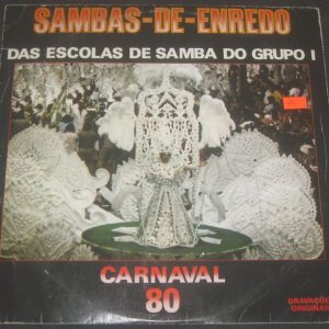 Various ‎– Sambas De Enredo Das Escolas De Samba Do Grupo 1 Carnaval 80 LP