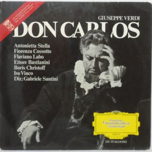 Verdi – Don Carlos LP Stella / Bastianini / Boris Christoff DGG 136274 TULIPS