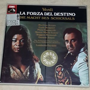 Verdi ‎– La Forza Del Destino Gardelli  HMV EMI 1C 153-02 022/25 4 LP Box EX