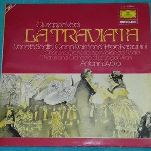 Verdi ‎– La Traviata Antonino Votto  DGG 2726049 2 LP EX