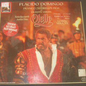 Verdi – Otello Domingo Ricciarelli Maazel EMI ‎– 27 0462 3 2 LP Box EX