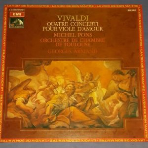 Vivaldi – 4 Concerti for Viole d’Amour Georges Armand  Michel Pons HMV LP