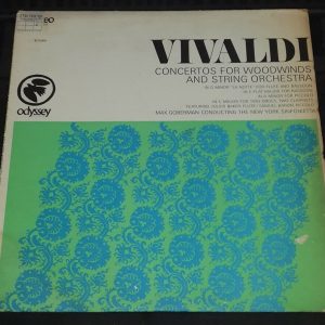 Vivaldi ‎– Concertos For Woodwinds And String Orchestra Max Goberman Odyssey  LP