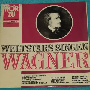 Wagner ‎– Weltstars Singen Fischer-Dieskau Los Angeles Etc LP EX